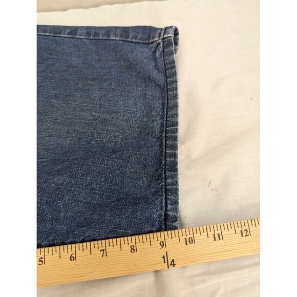 Levi 569 Red Tab Women Dark Wash High Rise 5 Pocket Jean Shorts Size 29X9.5 - Picture 7 of 9